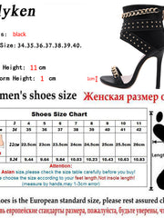 Load image into Gallery viewer, Chain High Heel