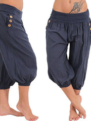 Load image into Gallery viewer, Women Summer Solid Harem Pants Loose - vendach
