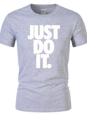 Load image into Gallery viewer, Just Do It T Letter print t-shirt - vendach