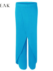 Load image into Gallery viewer, Casual Loose Split Wide Leg Pants