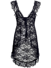 Load image into Gallery viewer, Lace Babydoll Lingerie Set