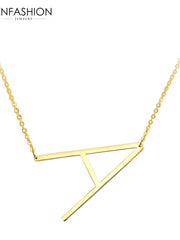 Load image into Gallery viewer, Letter Pendant Necklace