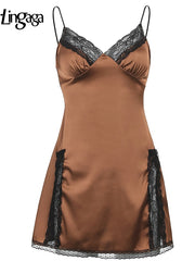 Load image into Gallery viewer, Satin Mini Dress