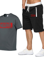 Load image into Gallery viewer, Cotton T Shirt & Shorts Set