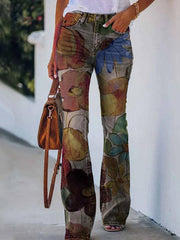 Load image into Gallery viewer, Floral Print Pants