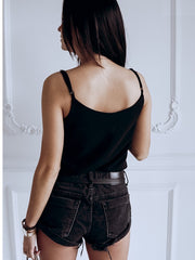 Load image into Gallery viewer, Spaghetti Strap Button Down Tank