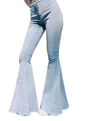 Load image into Gallery viewer, Slim Bell-Bottom Jeans