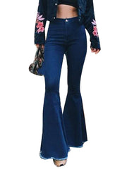 Load image into Gallery viewer, Slim Bell-Bottom Jeans