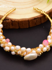 Load image into Gallery viewer, Natural Fresh Water Baroque Pearl Bracelet