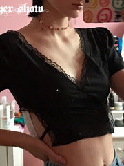 Load image into Gallery viewer, Gothic Crop Top