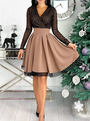 Load image into Gallery viewer, Long Sleeved Sheer Top Dress