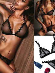 Load image into Gallery viewer, Sheer Mesh W/ Outline Details