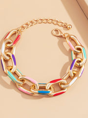 Load image into Gallery viewer, Colorful Painted Link Bracelet