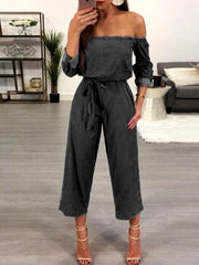 Load image into Gallery viewer, Women Denim Rompers