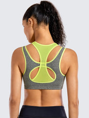 Load image into Gallery viewer, High Impact Mesh Panel Sports Bra