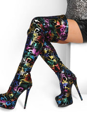 Load image into Gallery viewer, Thigh High Boots S