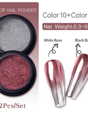 Load image into Gallery viewer, Metallic Color Nail Powder