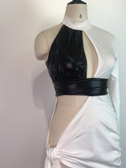 Load image into Gallery viewer, Asymmetrical Mini Dress