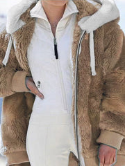 Load image into Gallery viewer, Soft Faux Fur Winter Jacket