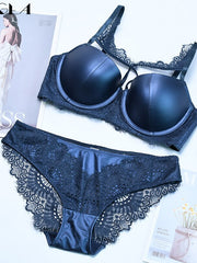 Load image into Gallery viewer, Lace Faux Leather Lingerie Set