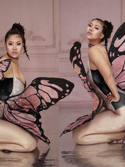 Load image into Gallery viewer, Butterfly Wings Rhinestones Bodysuit Dance Costume Halloween Party Show Role-playing Cosplay Costume DJ Singer Dancer Stage Wear