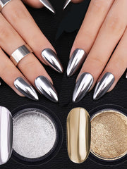 Load image into Gallery viewer, Metallic Color Nail Powder