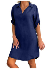 Load image into Gallery viewer, Long Shirt Dress