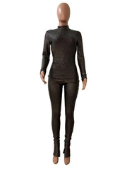 Load image into Gallery viewer, Sequin Top and Legging Pants