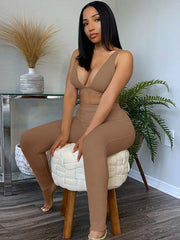 Load image into Gallery viewer, Ribbed Two-Pieces Set