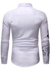 Load image into Gallery viewer, Flower Print Long Sleeve Shirt