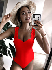 Load image into Gallery viewer, Ruffled Swimsuit