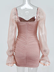 Load image into Gallery viewer, Sheer Sleeve Dress