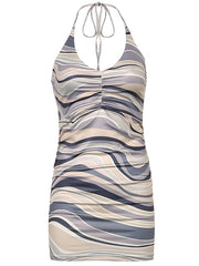 Load image into Gallery viewer, Halter Mini Dress