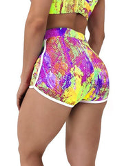Load image into Gallery viewer, Women's Snakeskin Tie-Dye Shorts