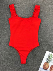 Load image into Gallery viewer, Ruffled Swimsuit