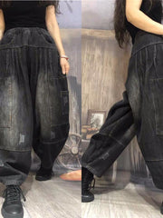 Load image into Gallery viewer, Oversize Denim Pants
