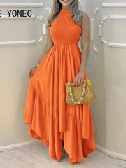 Load image into Gallery viewer, Ruffle Maxi Dress