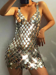 Load image into Gallery viewer, Metal Sequin Body Jewelry