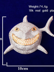 Load image into Gallery viewer, Shark Pendant Necklace