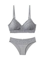 Load image into Gallery viewer, Flower Lace Set Bra & Underwear