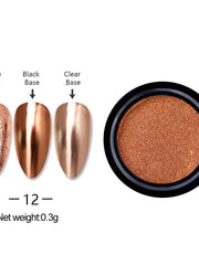 Load image into Gallery viewer, Metallic Color Nail Powder