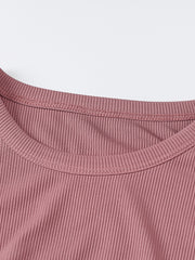 Load image into Gallery viewer, Side Slit Top And Leggings Set