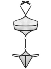 Load image into Gallery viewer, Sheer Bodysuit Lingerie