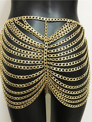 Load image into Gallery viewer, Chain Crop Top & Bottom