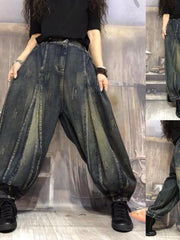 Load image into Gallery viewer, Oversize Denim Pants