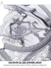 Load image into Gallery viewer, Luxurious Bra & Panties Lace Lingerie Set