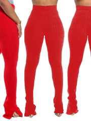 Load image into Gallery viewer, Side Slit Legs Pants