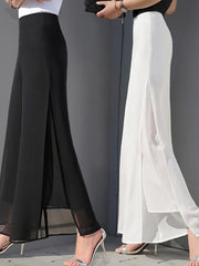 Load image into Gallery viewer, Chiffon Side Split Pants
