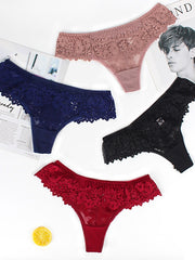 Load image into Gallery viewer, Low-Waist Lace Panties
