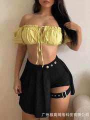 Load image into Gallery viewer, Asymmetric Skort